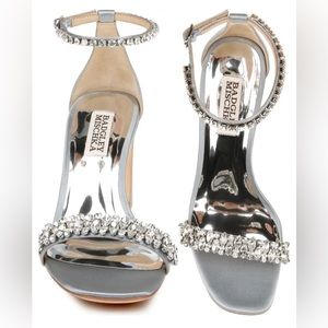 BLUE SATIN • BADGLEY MISKCHKA COLLECTION • SIZE 5